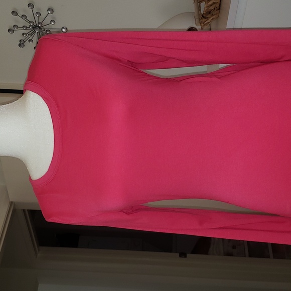 New! Long Sleeve dress w diamond tie up Large - Picture 3 of 6